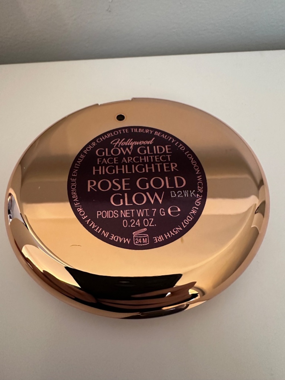 Charlotte Tilbury Glow Glide Face Architect Highlighter Rose Gold NIB - Picture 5 of 9